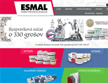 Tablet Screenshot of esmal.sk